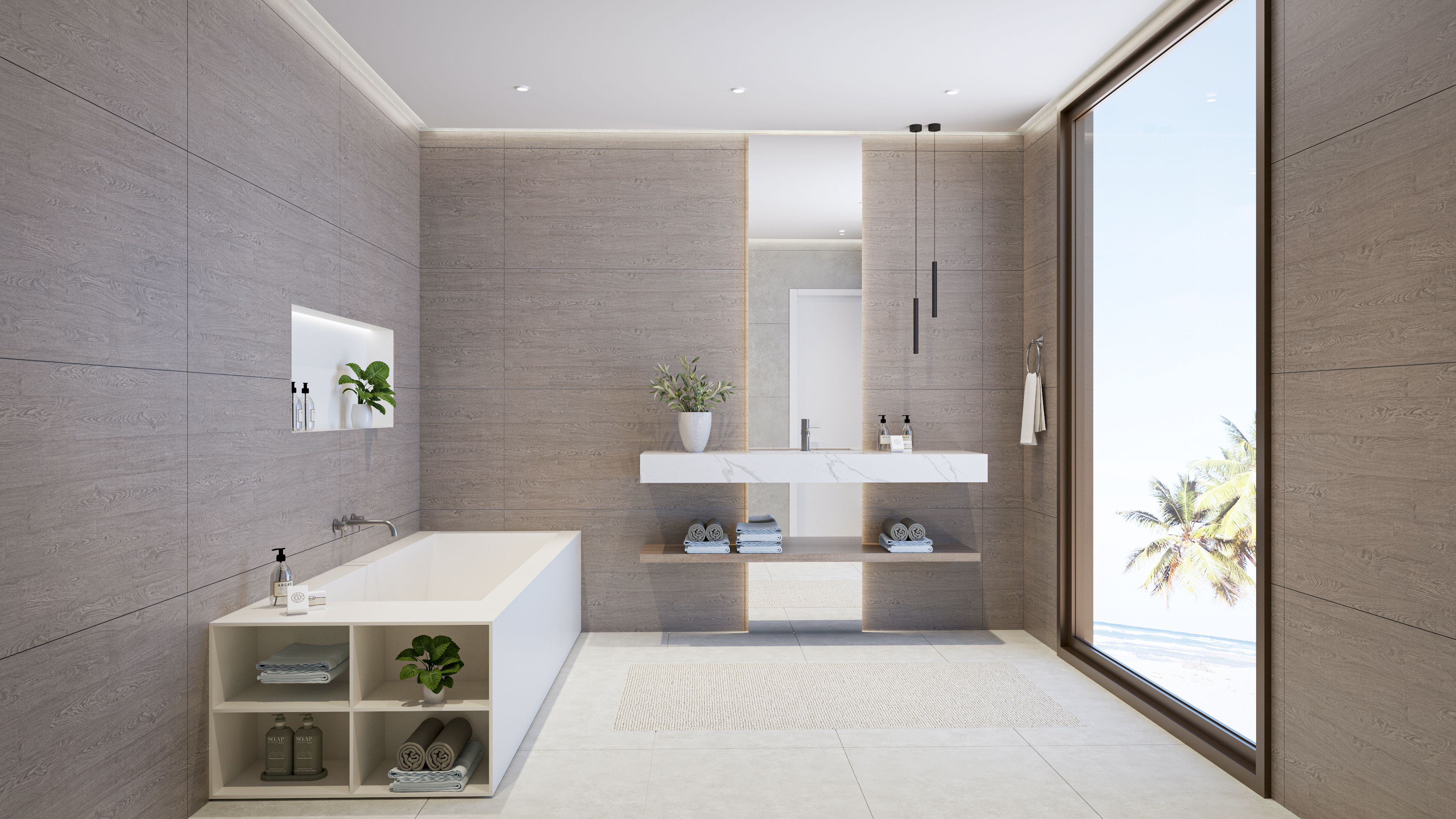 Bañera a medida con nicho - Vista 2