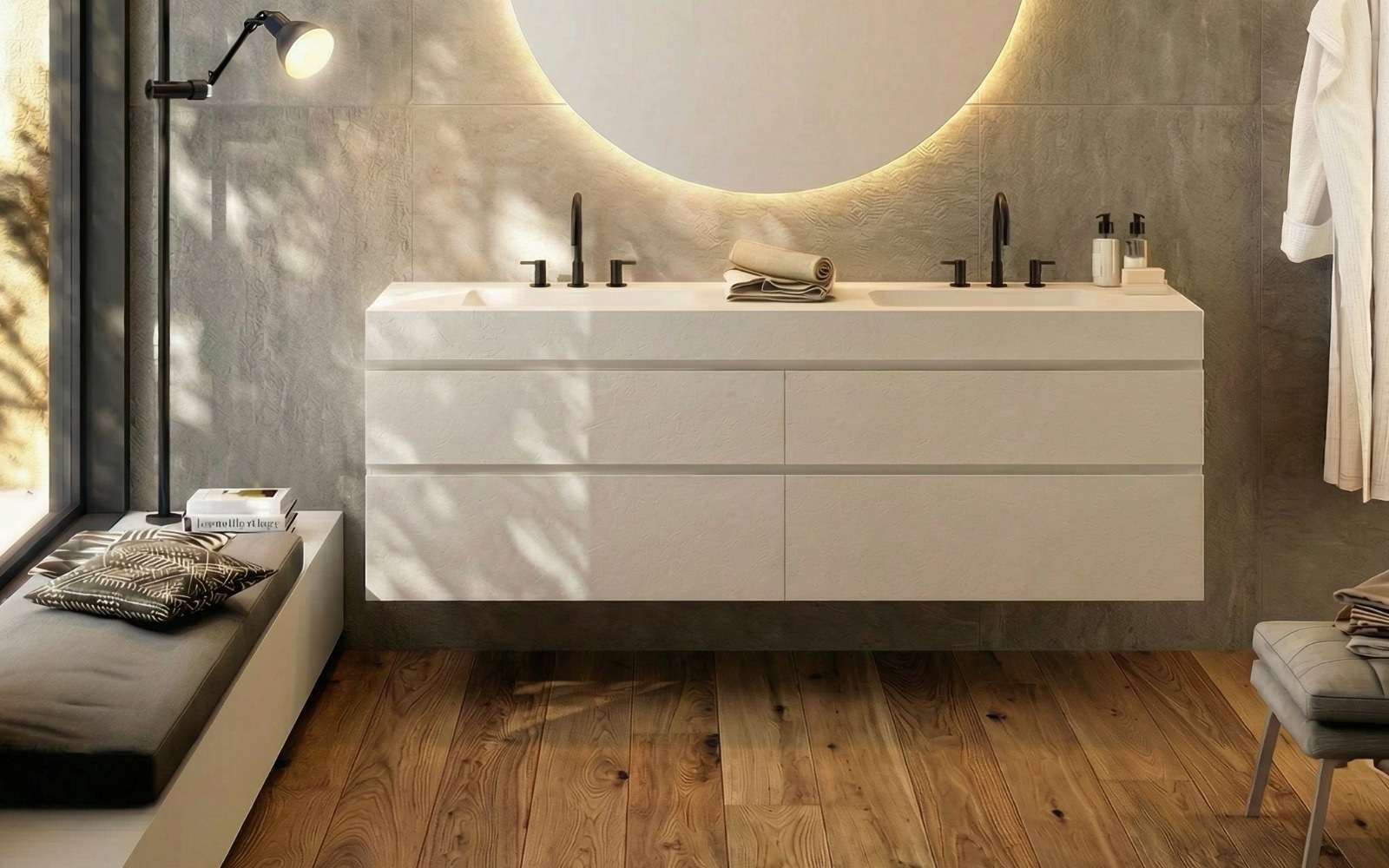 Mobiliario acabado en Corian